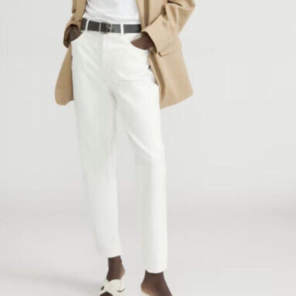 The Summer Jean! Everlane 90’s Cheeky Jean in Bone Size 28